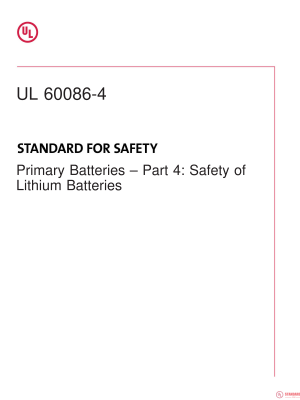 UL 60086-4 PDF UL 60086-4 PDF